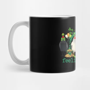 St Patricks Day Chicken Feeling Clucky Mug